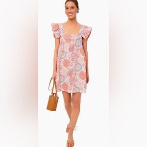 NWT Tuckernuck x Cameron Eubanks Wimberly Folly Floral Hazel FlutterSleeve Dress